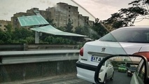 عکس| طوفان سهمگین دیروز تهران