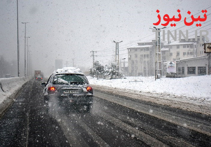 بارش سنگین برف در گیلان