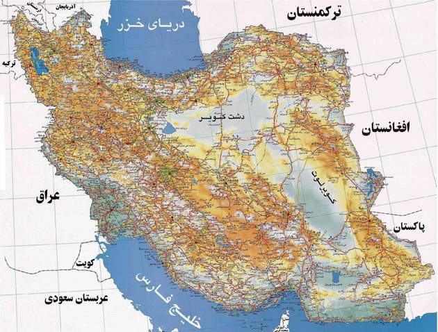 همه نقشه هایی که برای سفر و اطلاع از وضعیت ترافیک جاده ها نیاز دارید