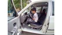 توقیف خودروی پراید پس از رانندگی کودک 12 ساله 