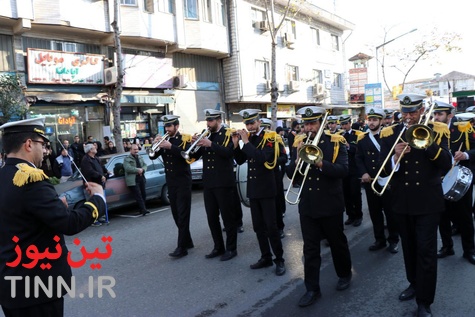 گزارش تصویری/ مراسم تشییع پیکر شهید تکاور بیژن زارع در بندرانزلی 