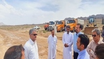 آغاز عملیات اجرایی احداث بزرگراه در محور خاش سراوان + عکس