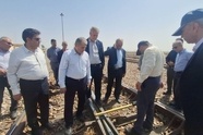 بازدید رئیس کمیسیون عالی سوانح راه‌ آهن از اداره‌ کل راه‌آهن شمالشرق