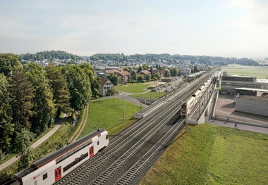 Construction Begins on Four-Track Expansion Between Zurich and Winterthur