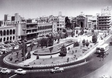 عکس| تصویری نایاب از میدان توپخانه در زمان قاجار