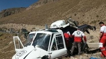 سقوط بالگرد اورژانس با چهار سرنشین