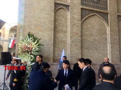 مراسم شهدای سانچی در تهران