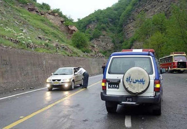 جاده هراز یکطرفه شد 