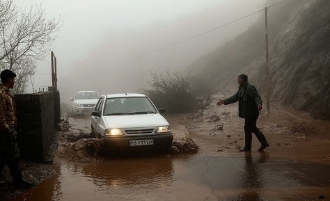  رانش زمین در مازندران