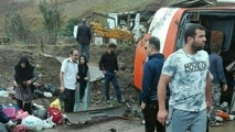 حال مصدومان حادثه رانندگی گردنه حیران مساعد است