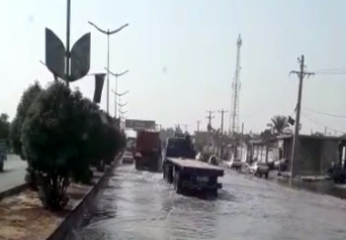 فیلم| آبگرفتگی خیابان