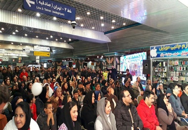 جشن اعیاد شعبانیه در ایستگاه‌های مترو