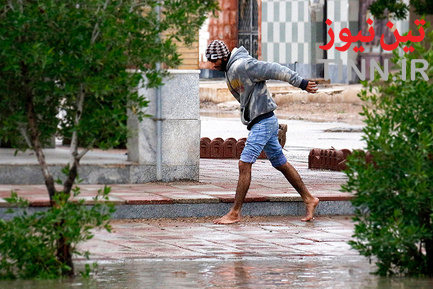 آبگرفتگی معابر در آبادان