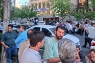 تجمع رانندگان کامیون در مقابل مجتمع قضایی تهران/ درخواست تسریع رسیدگی به تخلفات سه شرکت وارد کننده ناوگان