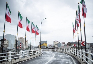 پل روگذر آیت الله رودباری به شبکه حمل ونقل شهری رشت پیوست