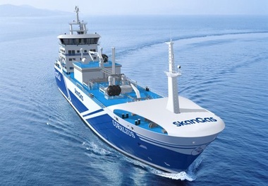 Skangas LNG bunker ship delivers first cargo to Norway