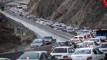 ترافیک پرحجم در اغلب جاده های کشور / تردد از آزادراه تهران شمال و محور چالوس ممنوع است 