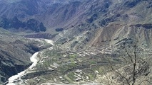 تصویری زیبا و شگفت انگیز از گردنه نمک بخش ذلقی