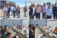 بازدید مدیرکل دفتر امور فنی و مهندسی ساختمان و سرپرست دفتر ترانزیت و حمل ونقل بین المللی سازمان از وضعیت پایانه مرزی دوغارون