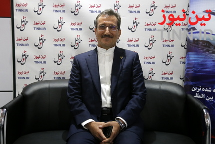 بازید مدیر عامل راه آهن از غرفه تین نیوز در نمایشگاه ریلی