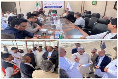 Governor of SISTAN and BALUCHESTAN Province Conducts Site Visit and Expert Meeting at Rimdan Border Crossing 