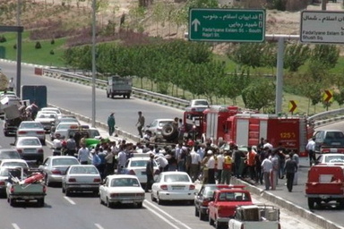 بزرگراه آزادگان صدرنشین تصادفات مرگبار تهران