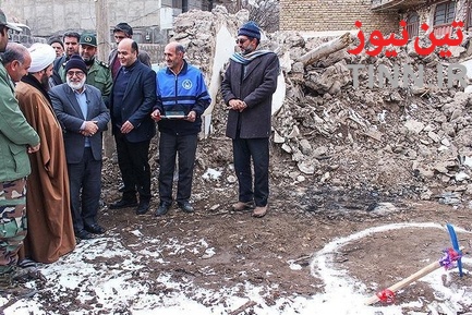 کلنگ احداث نخستین واحد در مناطق زلزله‌زده آذربایجان شرقی