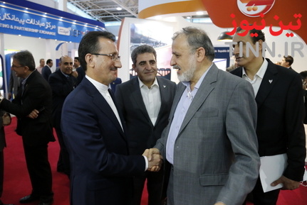 بازید مدیر عامل راه آهن از غرفه تین نیوز در نمایشگاه ریلی