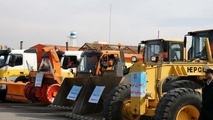 اورهال و بازسازی ۳ دستگاه ماشین آلات راهداری دیهوک خراسان جنوبی