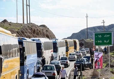 اعزام ۲۳۳ سفر اتوبوس زائران اربعین گلستان را به مرز مهران و خسروی 