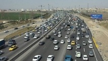 باران در جاده های هشت استان