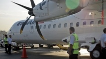 گزارش تصویری/ تصاویر دیدنی از نخستین پرواز هواپیمای ATR72 هما به سنندج
