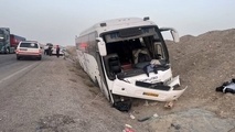انحراف اتوبوس در جاده «داورزن» خراسان رضوی ۹ مصدوم بر جا گذاشت