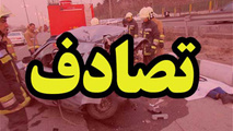 تصادف شدید رانندگی در محور سلماس - خوی 