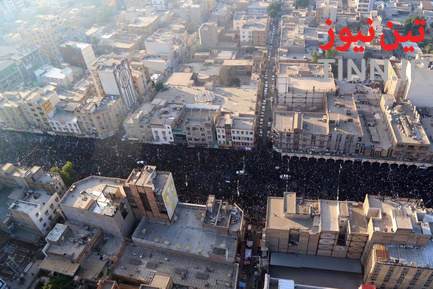 مراسم تشییع پیکر سردار سپهبد شهید حاج قاسم سلیمانی در اهواز